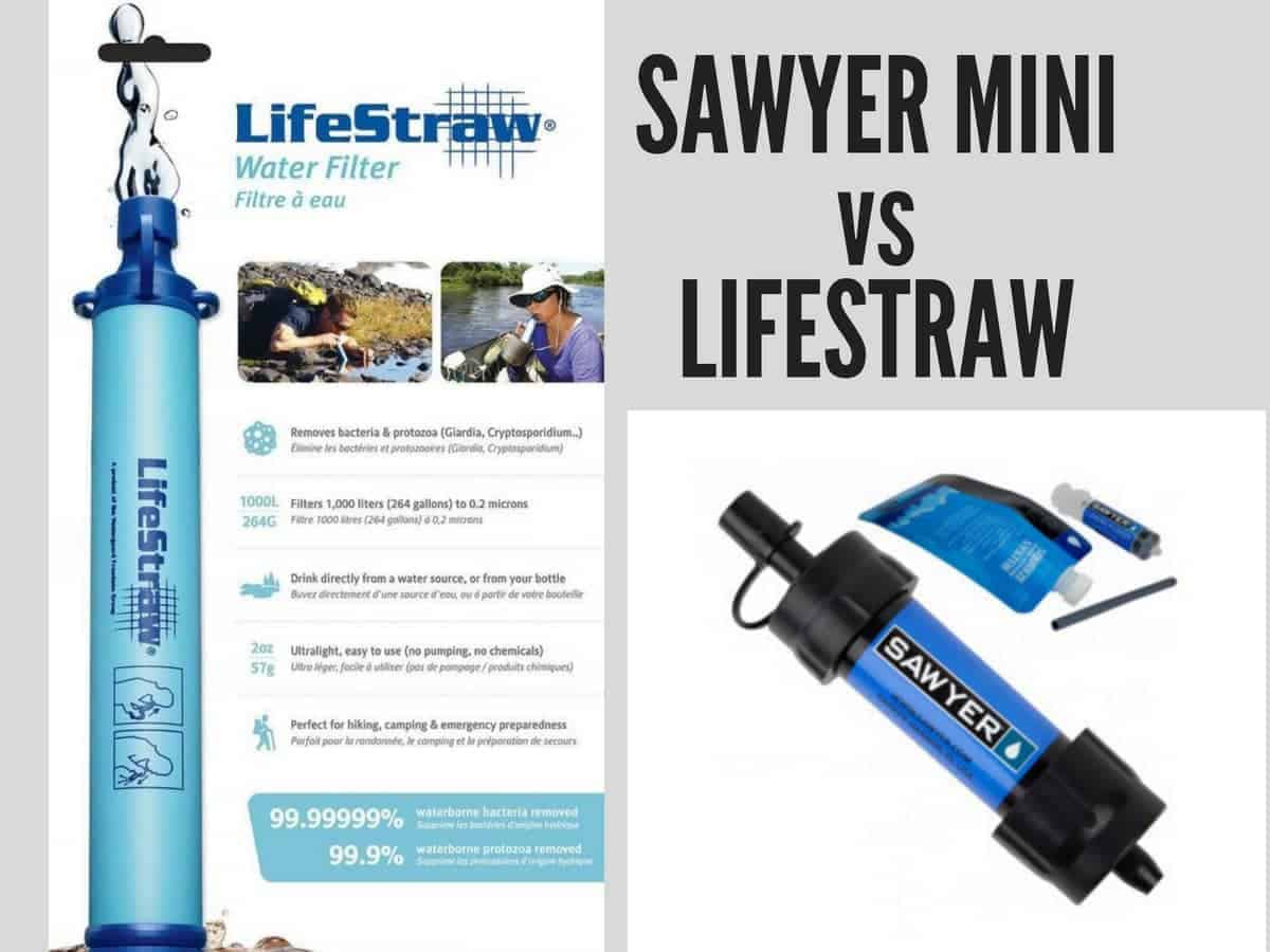 Sawyer Mini vs Lifestraw: Battle of the Water Filters
