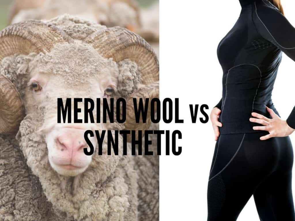 merino wool vs synthetic materials