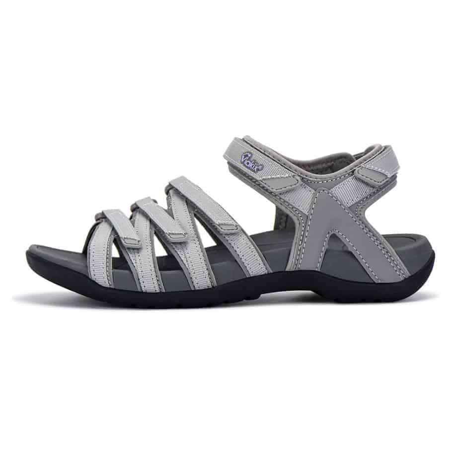 Viakix Grey Comfortable hiking sandals