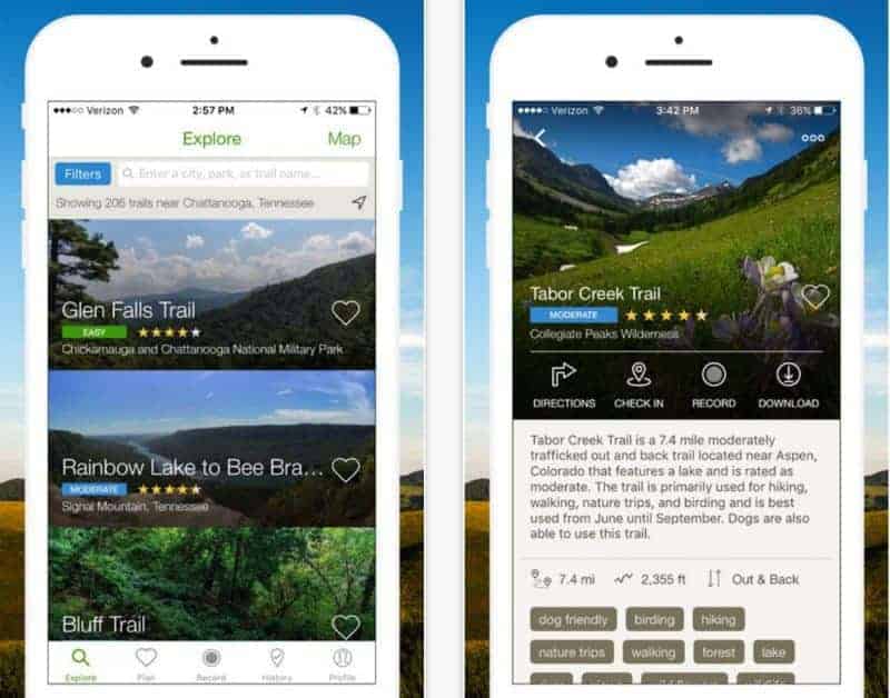 Best hiking app