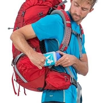 Osprey Atmos 65  made for backpacking trips one week or longer