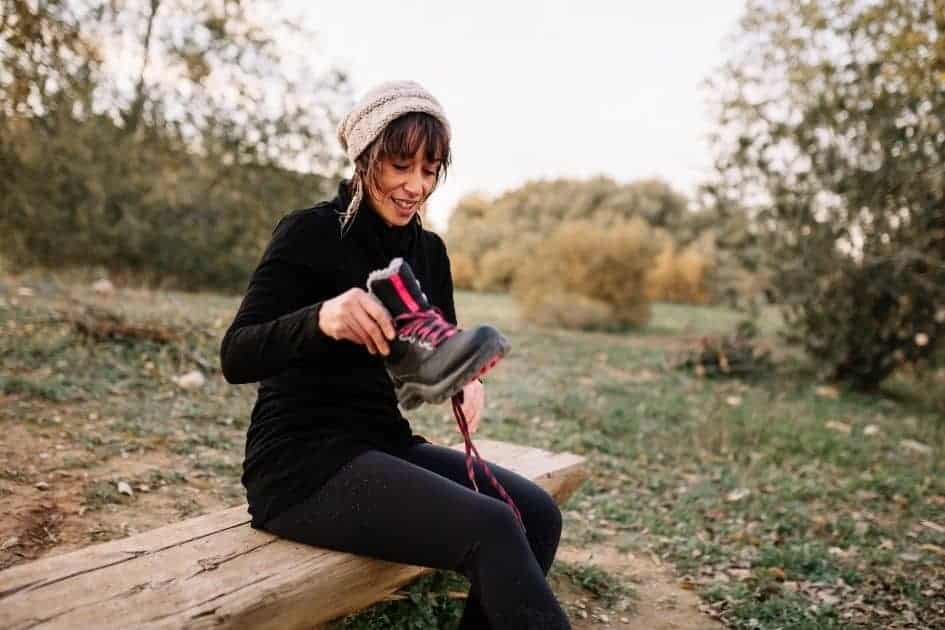 Looking at cute women's hiking boot
