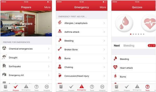 Red Cross First Aid App