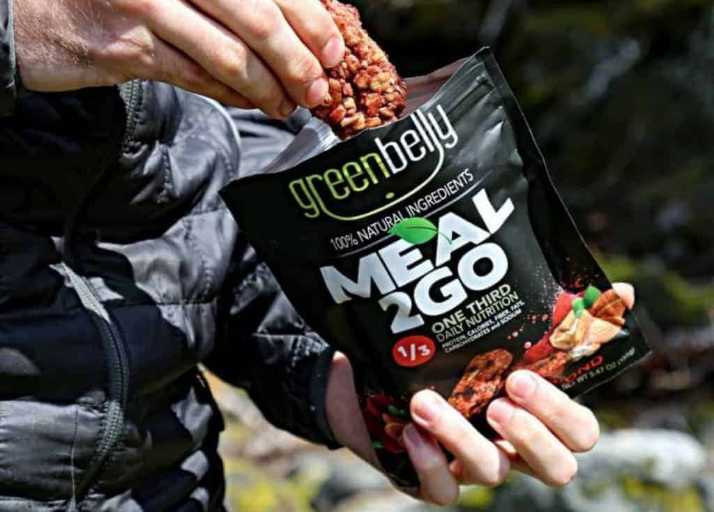 best energy bar for hiking - greenbelly