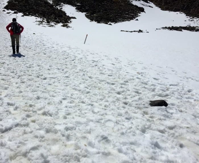 Winter hiking New Zealand