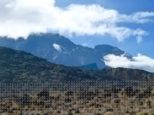 Desert zone on Kilimanjaro
