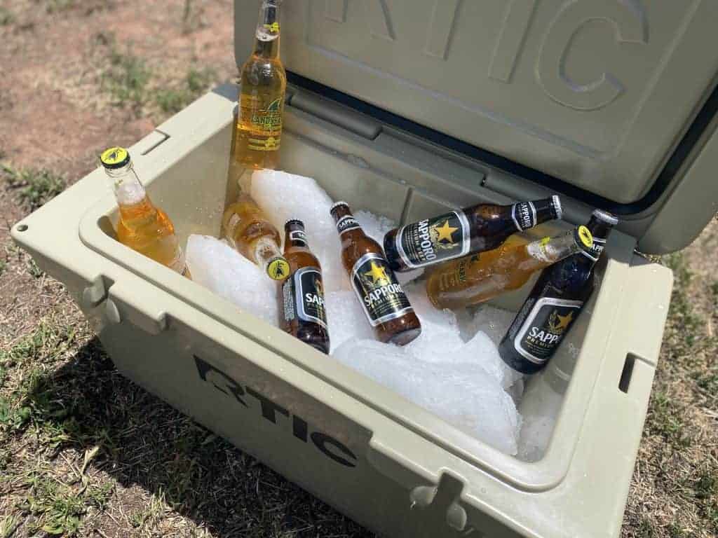 RTIC 45 hard cooler ice packs melted over 5 days