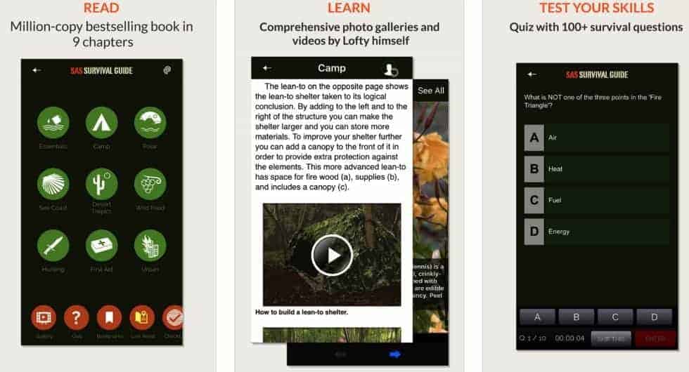 SAS Survival Guide App