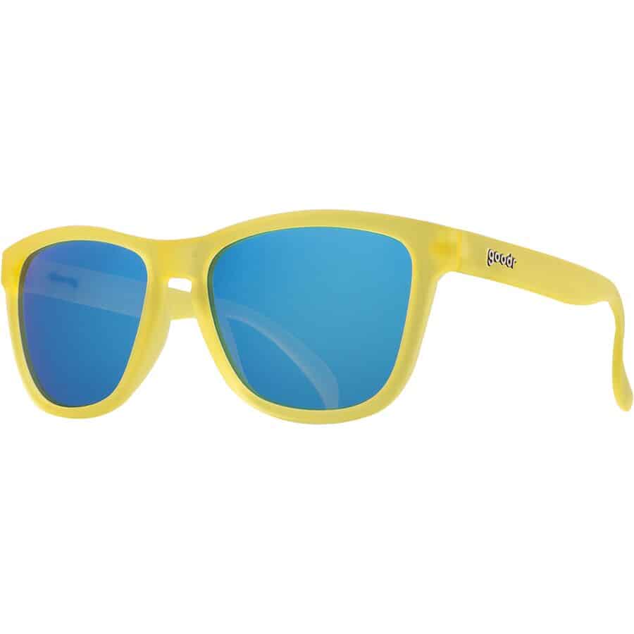 Goodr OG Polarized sunglasses in Swedish Meatball Hangover yellow color