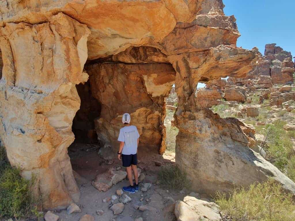 inside rock formations cederberg
