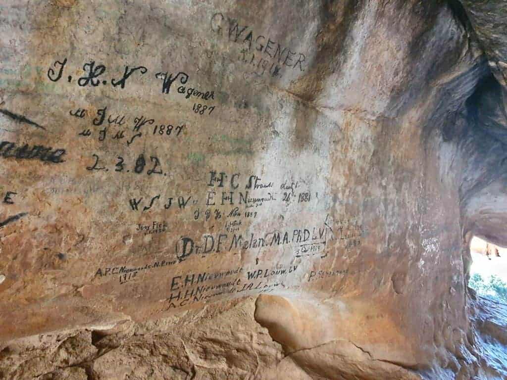 Cederberg Rocks with Inscriptions