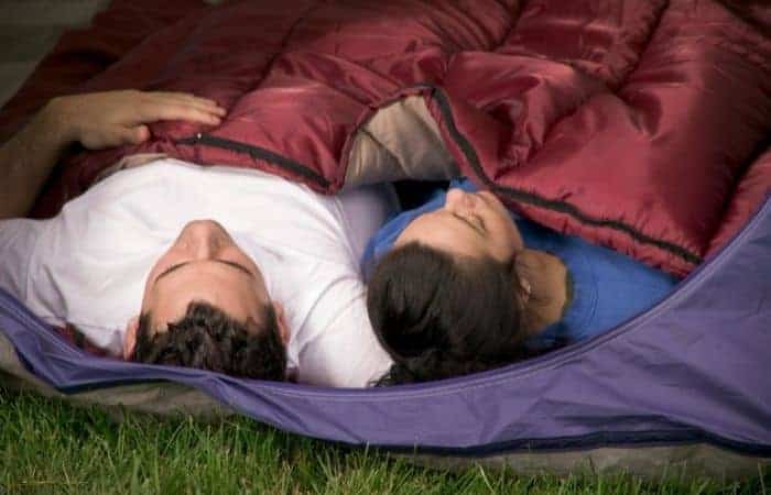 double wide sleeping bag
