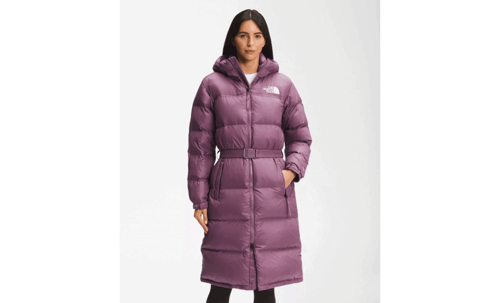 Nuptse Long Parka Pikes Purple