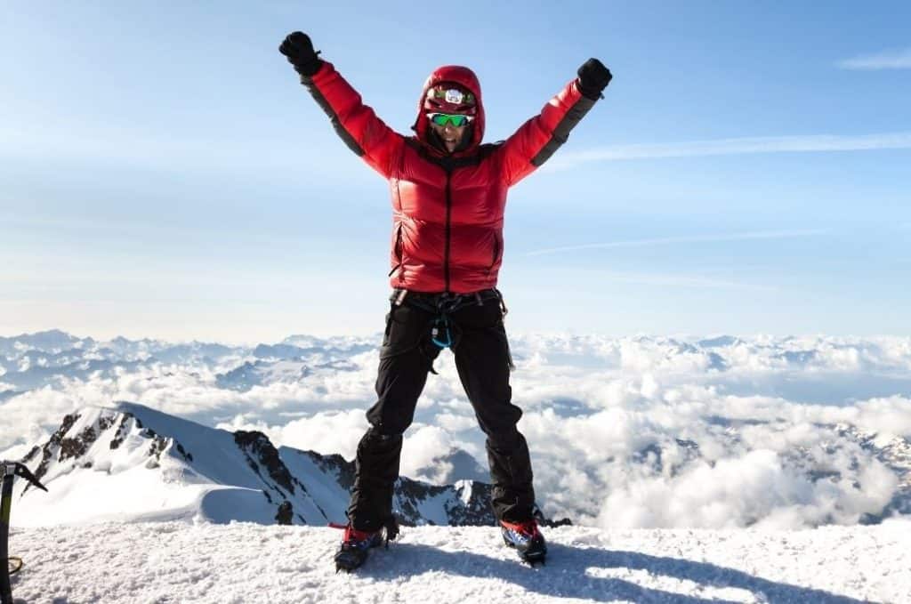 Successful mountaineering trip