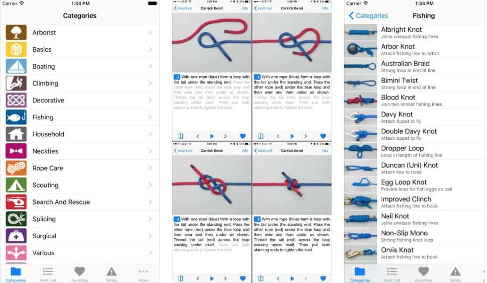 Animated Knots App
