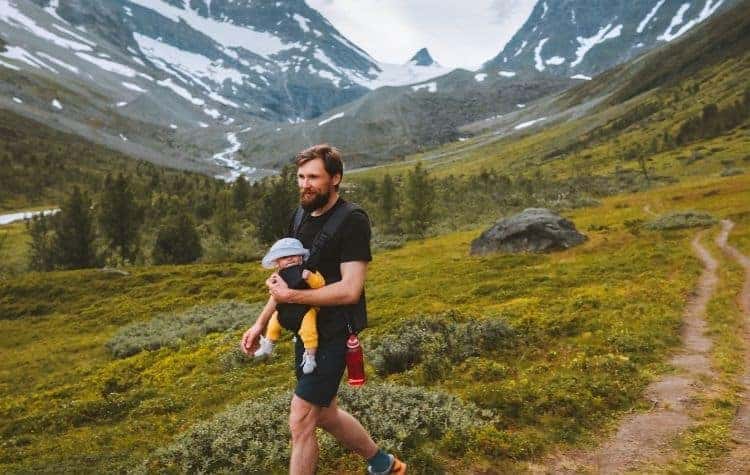 front carry hiking baby carrier