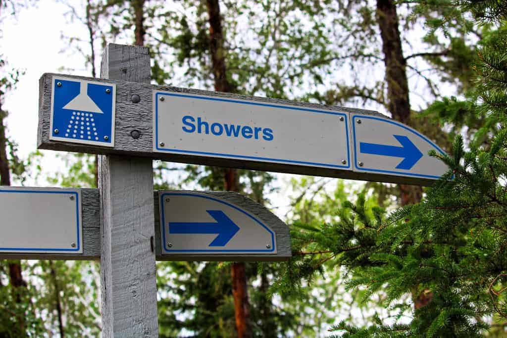 campground shower