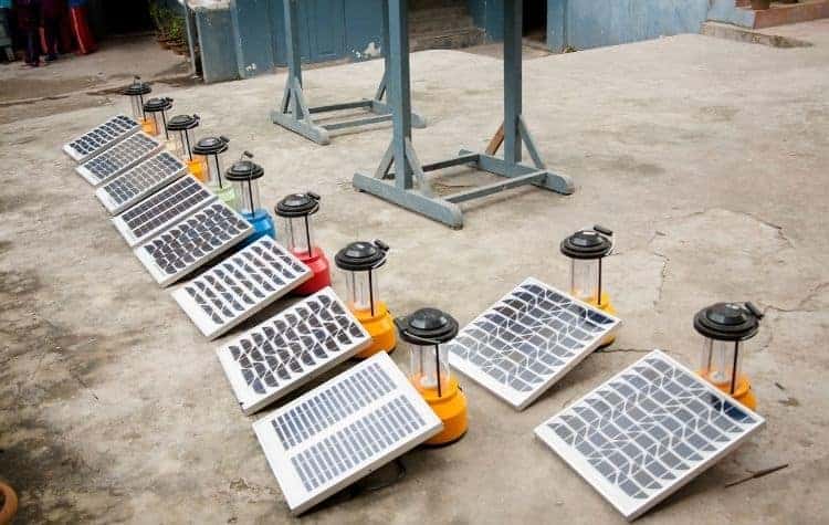 solar panels and solar lanterns 