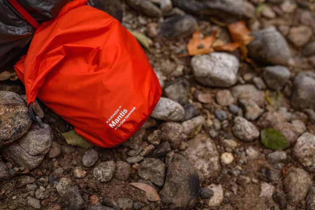 kammok ul hammock in stuff sack