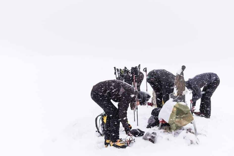 mountaineering double boot