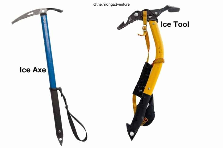 Climbing Ice Axe vs Mountaineering Ice Tool
