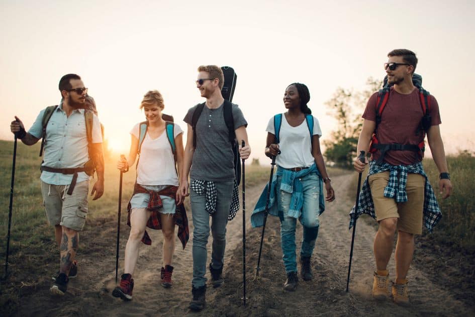 avoid wearing cotton and jeans when hiking