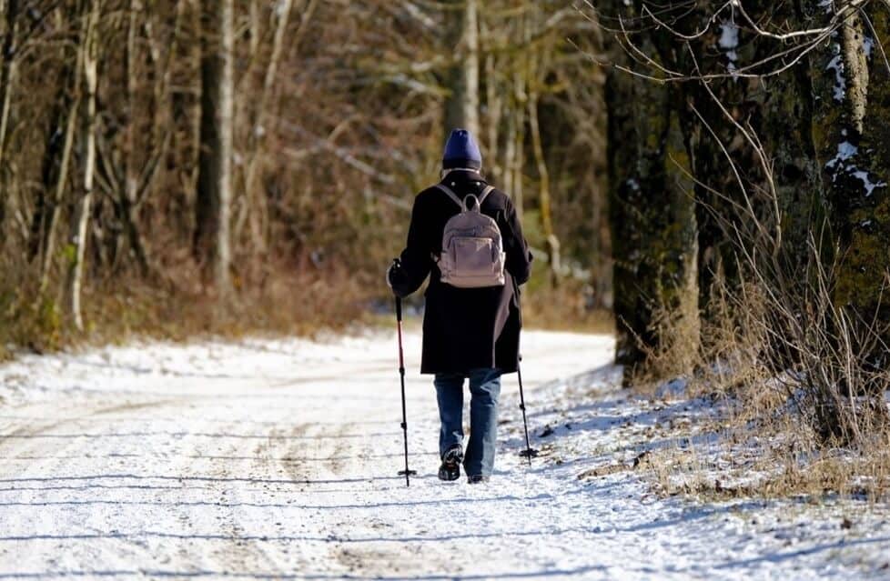 winter hiking