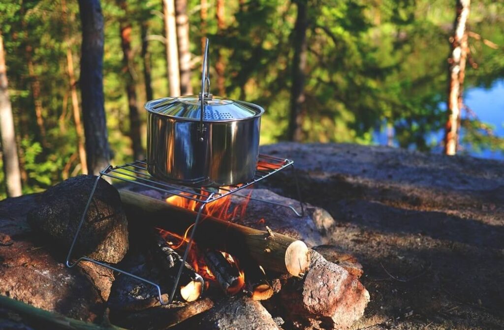 cooking during camping